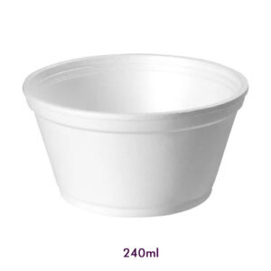 Pote de Isopor 240ml – 25 unds
