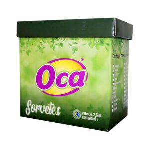 Sorvete Oca - chiclete com banana - 5L