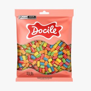 Gelatina canudinho estrelinhas Docile - 1kg