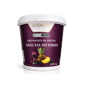 Preparo de Fruta GourMix - Abacaxi com Vinho - 1,01kg