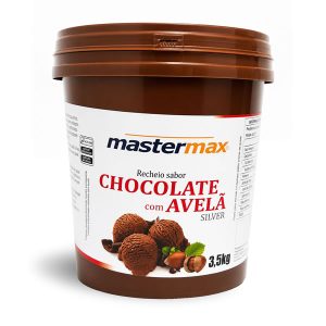 Recheio chocolate com avelã silver 3,5kg - Mastermax